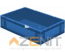 Műanyag szállítóláda 600×400×145 mm kék színben